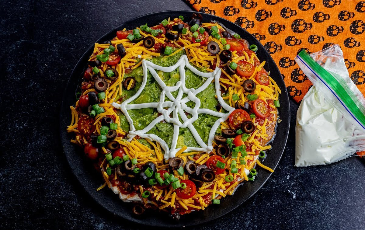 halloween-spiderweb-layered-dip-recipe