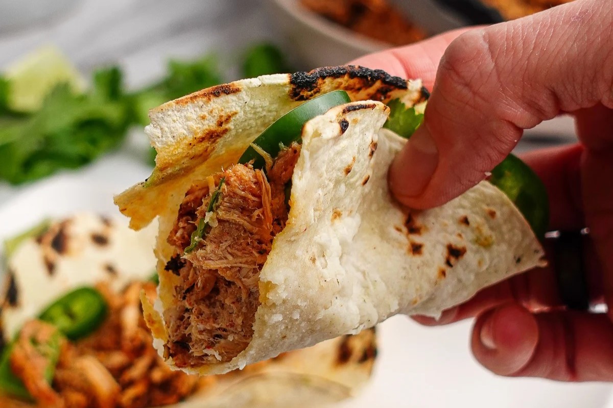 leftover-pork-roast-bbq-wrap-recipe