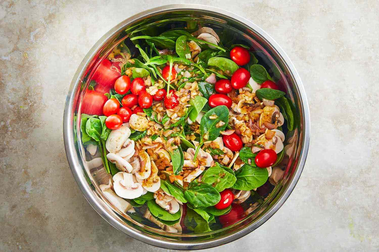 spinach-salad-with-warm-bacon-mustard-dressing-recipe